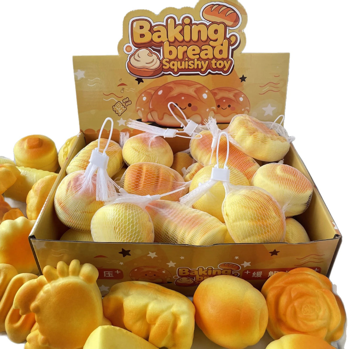 SQUISH LAB Mini Bread Squishy- Slow Rising